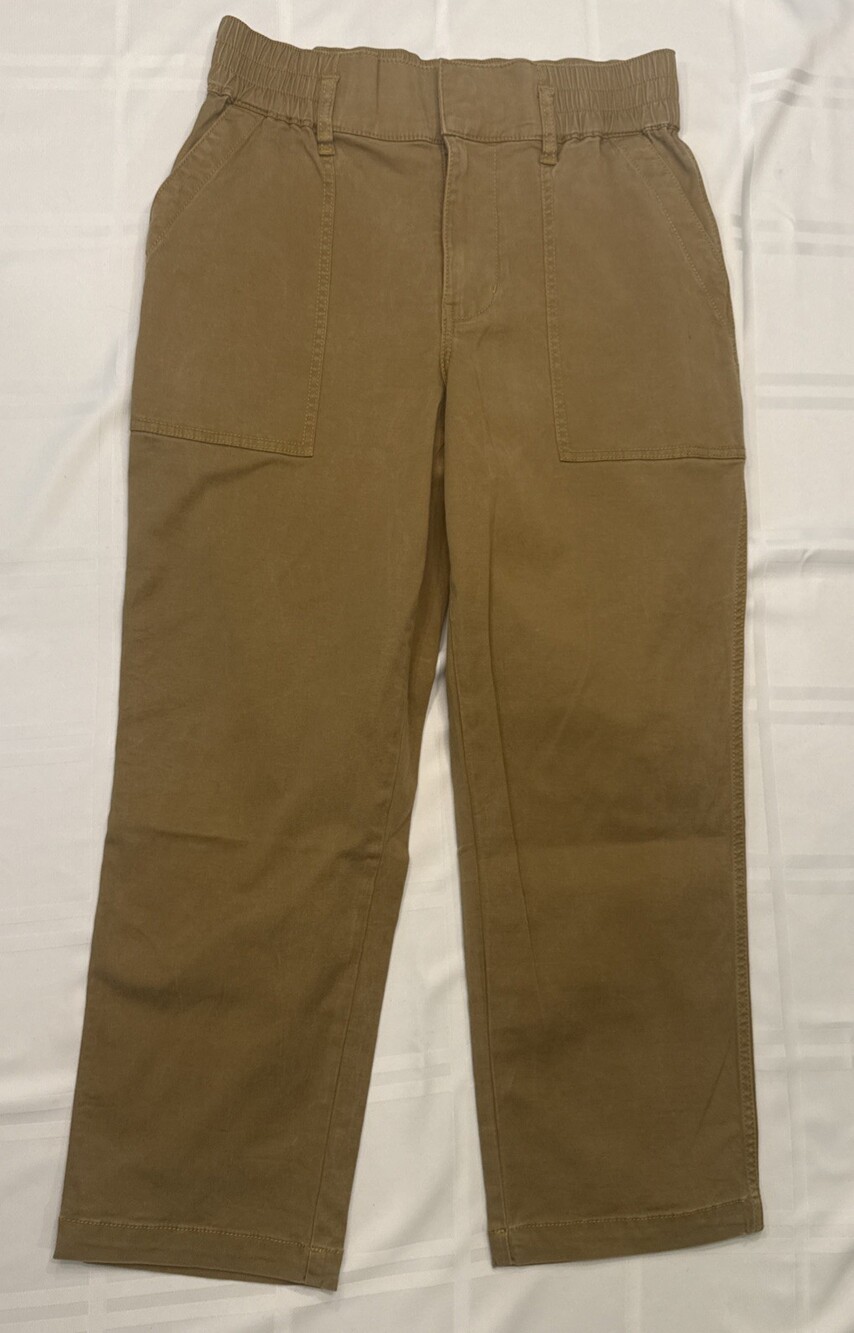 Abi Galaxy Cargo Pants Women’s Sz 4 Khaki Tan Relaxed Utility Cut
